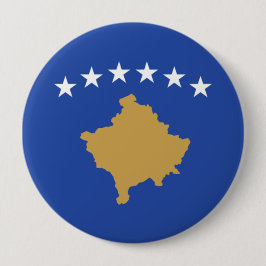 Flagge des Kosovo Button