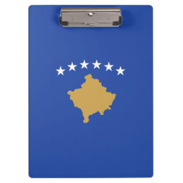 Flagge des Kosovo Klemmbrett