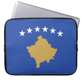 Flagge des Kosovo Laptopschutzhülle