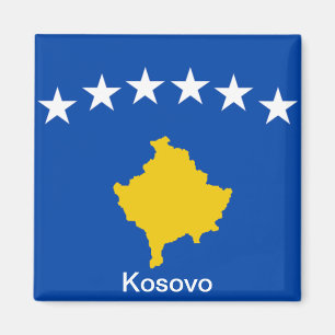 Flagge des Kosovo Magnet