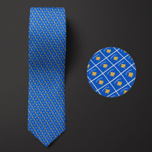 Flagge des Kosovo-Musters Krawatte
