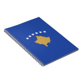 Flagge des Kosovo Notizblock