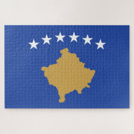 Flagge des Kosovo Puzzle