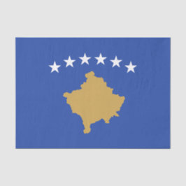 Flagge des Kosovo Seidenpapier