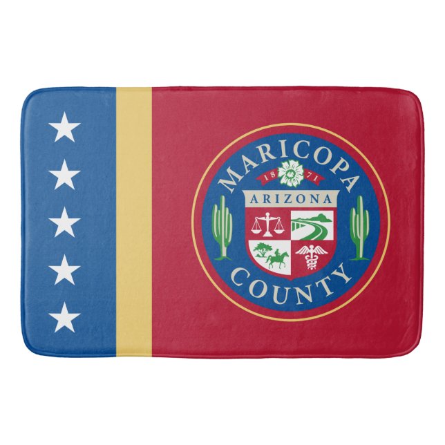 Flagge des Landkreises Maricopa (Arizona) Badematte (Vorderseite)