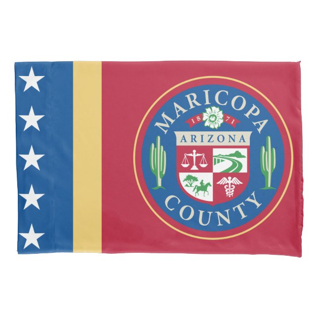 Flagge des Landkreises Maricopa (Arizona) Kissenbezug (Vorderseite)