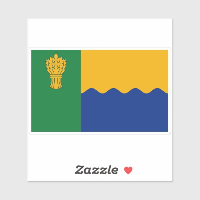 Flagge des Landkreises Moray Aufkleber (Blatt)