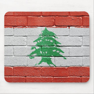 Flagge des Libanon Mousepad