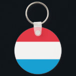 Flagge des luxemburgischen Schlüsselanhängers Schlüsselanhänger<br><div class="desc">Flagge des luxemburgischen Schlüsselanhängers</div>