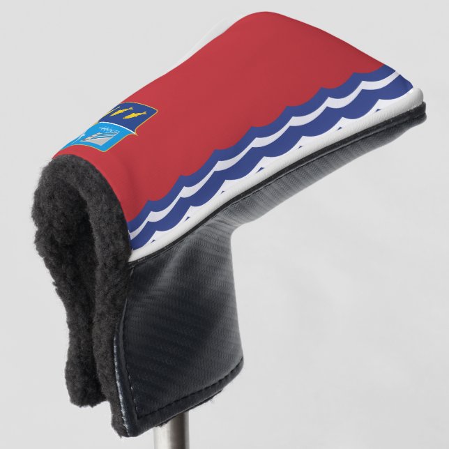 Flagge des Magadan-Gebiets Golf Headcover (3/4 Vorderseite)