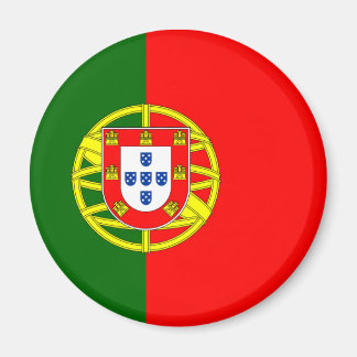 Flagge des Magnet Portugal (Runde)