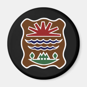 Flagge des Missisquoi-Westerns Abenaki Magnet