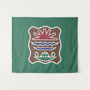 Flagge des Missisquoi-Westerns Abenaki Wandteppich