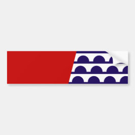 Flagge des Moines (Iowa City) Autoaufkleber