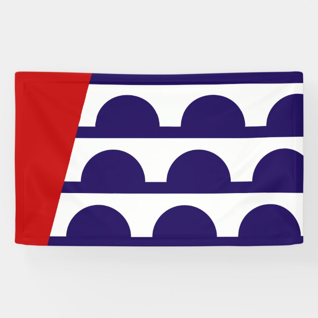 Flagge des Moines (Iowa City) Banner (Horizontal)