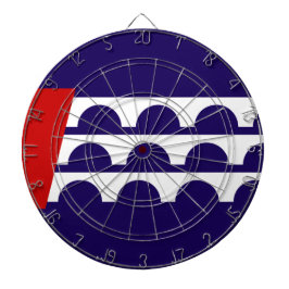 Flagge des Moines (Iowa City) Dartscheibe