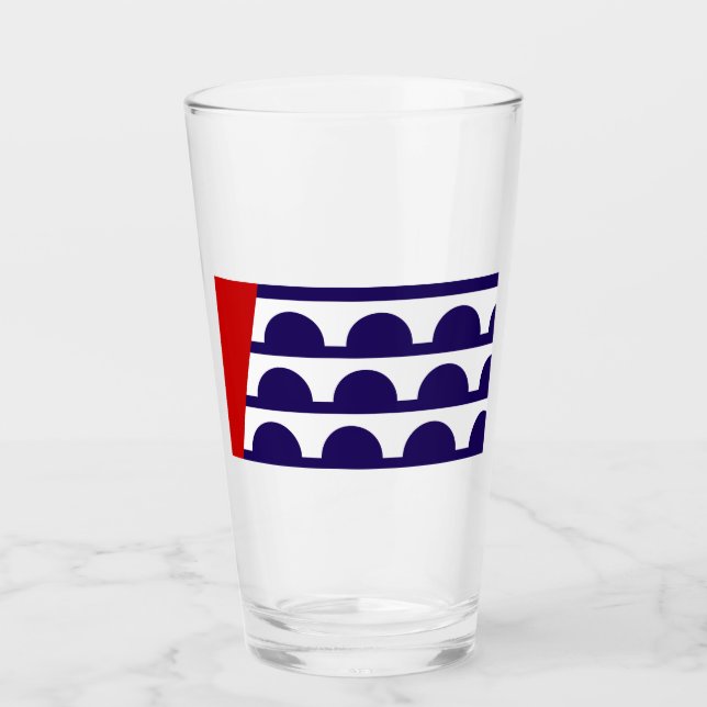 Flagge des Moines (Iowa City) Glas (Vorderseite)