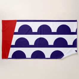Flagge des Moines (Iowa City) Strandtuch