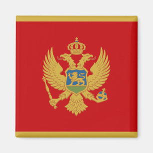 Flagge des montenegrinischen Magnet