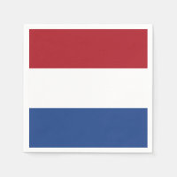 Flagge des niederländischen Papiers Napkins