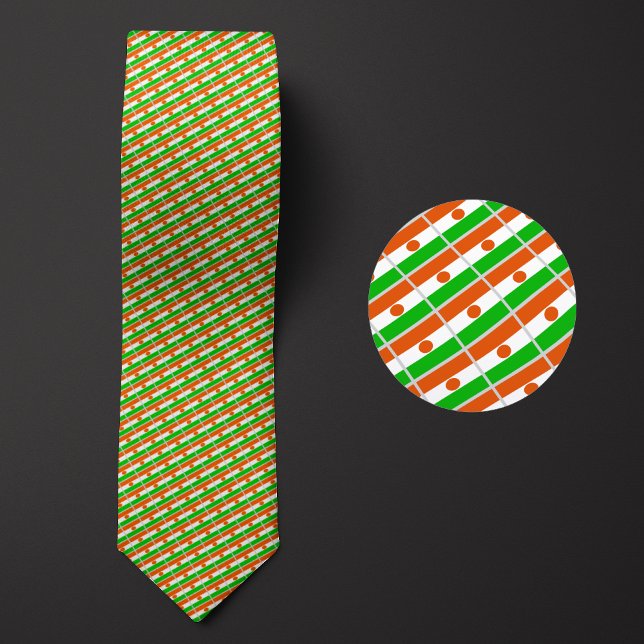 Flagge des Nigermusters Krawatte (Von Creator hochgeladen)