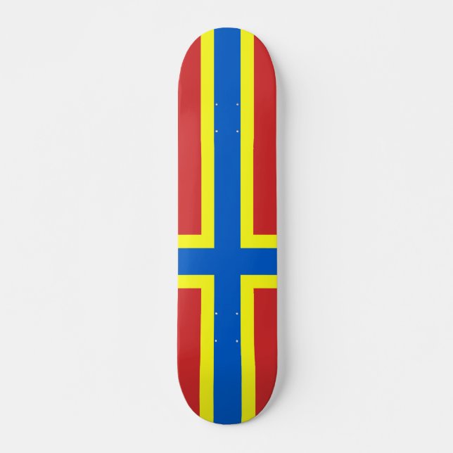 Flagge des Orkney-Skateboards Skateboard (Vorne)