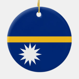 Flagge des Ornaments Nauru Keramikornament