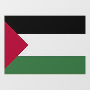 Flagge des palästinensischen Fensterglases Fensteraufkleber
