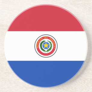 Flagge des Paraguay-Untersetzer Getränkeuntersetzer