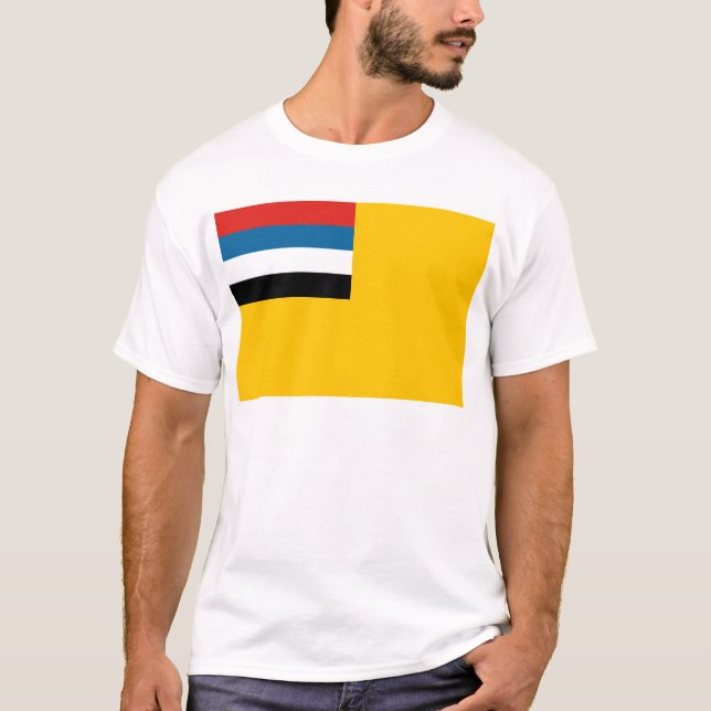 Flagge des Reiches von Manchukuo 滿洲國; 满洲国; 滿洲国 T-Shirt (Vorderseite)