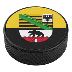 Flagge des Saarland Hockey Puck
