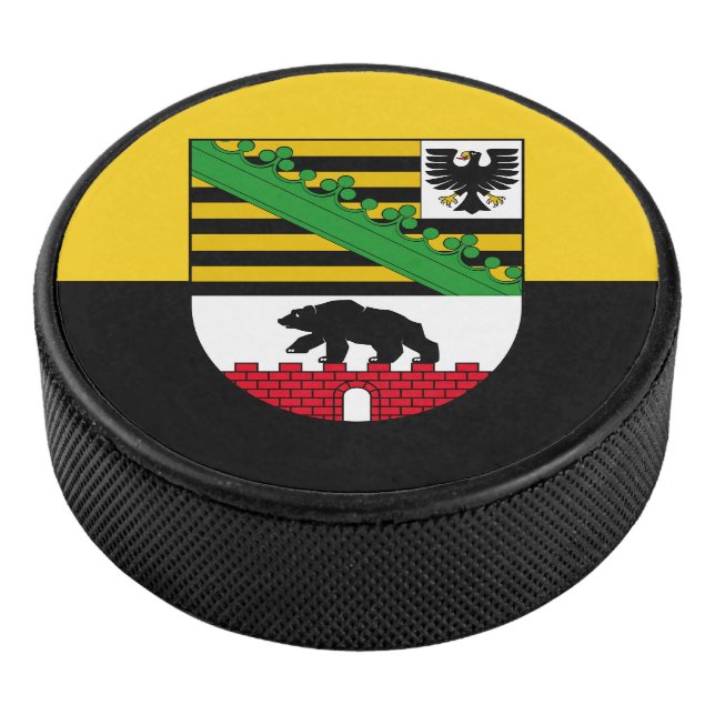 Flagge des Saarland Hockey Puck (3/4)