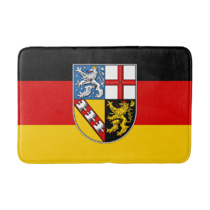Flagge des Saarlandes Badematte