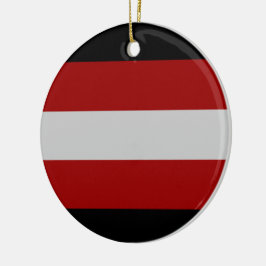 Flagge des Satanismus Keramik Ornament