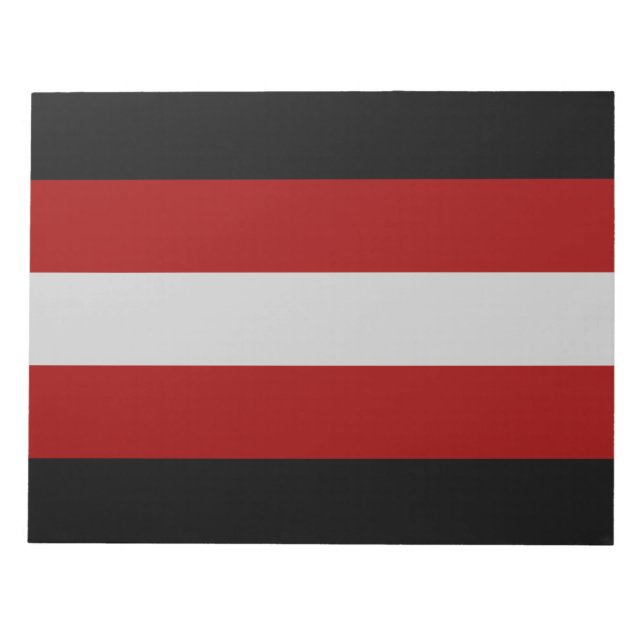 Flagge des Satanismus Notizblock (Vorderseite)