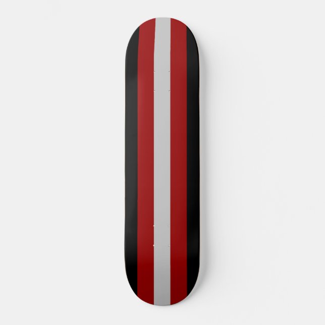 Flagge des Satanismus Skateboard (Vorderseite)
