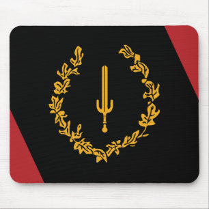 Flagge des schwarzen amerikanischen Erbes Mousepad