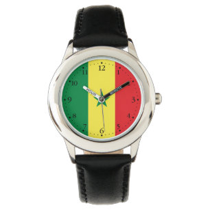 Flagge des Senegal Armbanduhr