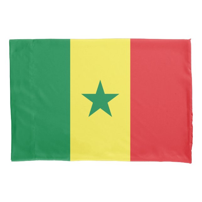 Flagge des Senegal Kissenbezug (Vorderseite)