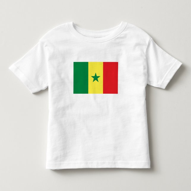 Flagge des Senegal Kleinkind T-shirt (Vorderseite)