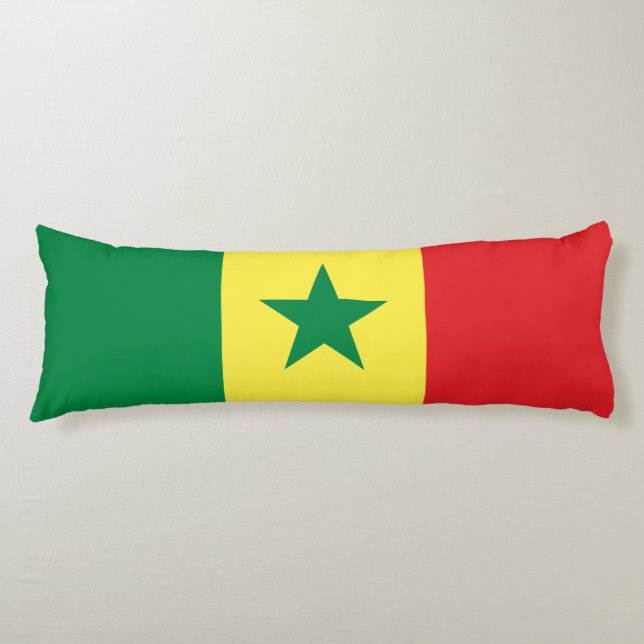 Flagge des Senegal Seitenschläferkissen (Vorderseite)