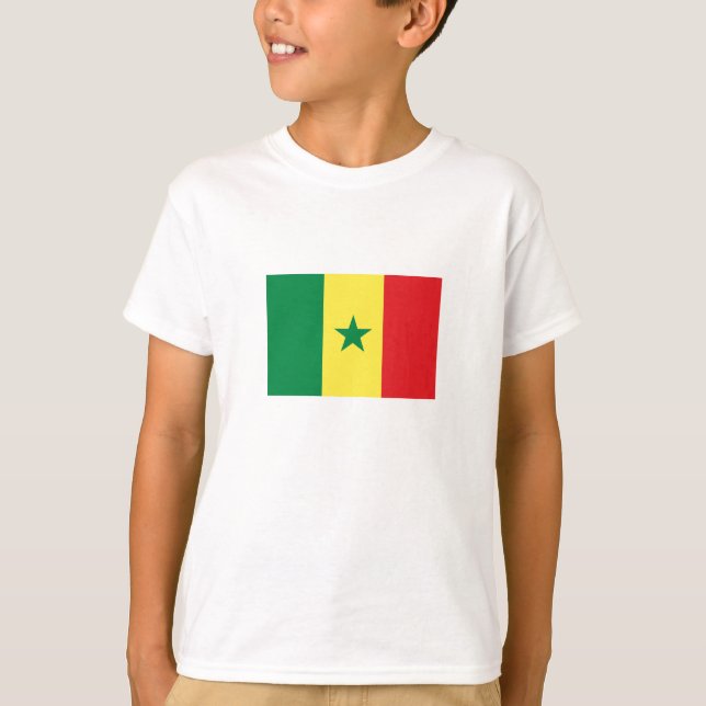 Flagge des Senegal T-Shirt (Vorderseite)