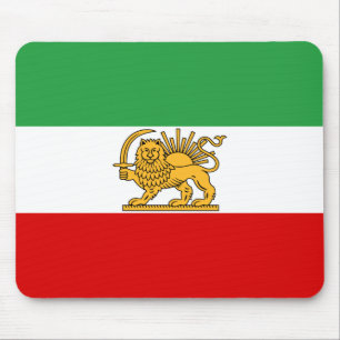 Flagge des Shah von der Iran (1964-1980) Mousepad