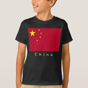 Flagge des Shirts der China Kid