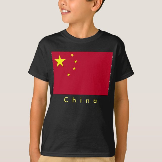 Flagge des Shirts der China Kid (Vorderseite)