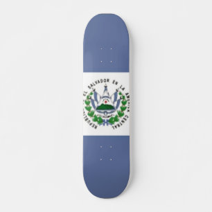 Flagge des Skateboards von El Salvador
