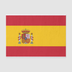 Flagge des spanischen Gewebspapiers Seidenpapier