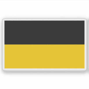 Flagge des Staat Baden-Württemberg, Deutschland Aufkleber