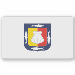 Flagge des Staat Baja California Sur, Mexiko Aufkleber