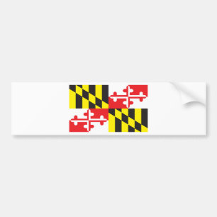 Flagge des Staat Maryland Autoaufkleber